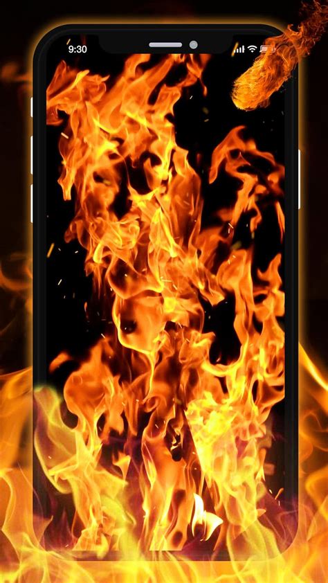 Android için Burning flame Live Wallpaper APK - İndir