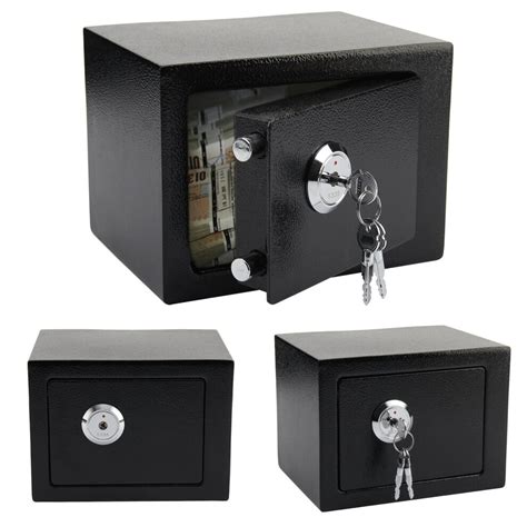 High Security Safes Key Lock Safety Strong Steel Box Home Office on OnBuy