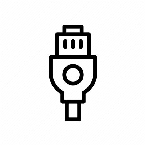 Cable, connector, ethernet, plug, rj45 icon - Download on Iconfinder