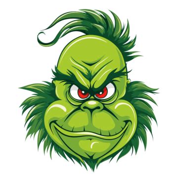 Printable Grinch Face Clipart The Grinch Face Logo Cartoon Vector, Printable Grinch Face ...