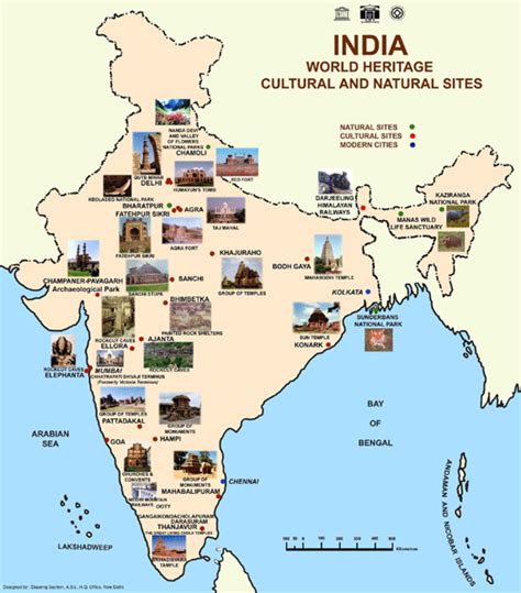 World heritage sites in India: Know List of 40 Heritage Sites