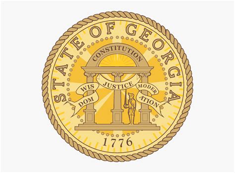 Georgia State Seal Vector - State Of Georgia Seal, HD Png Download ...