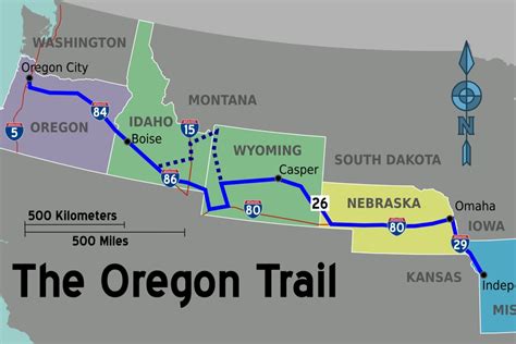 Navigating the Oregon Trail: Unveiling the Map of Westward Migration ...