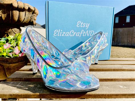 Wedding Cinderella glass slippers fairytale Disney bridal | Etsy