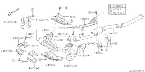 Subaru Outback Exhaust Resonator Heat Shield. Cover - 44652AB430 | Subaru, Rochester MN