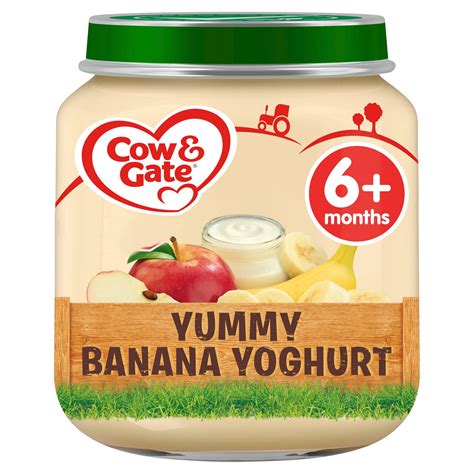 Cow & Gate Yummy Banana Yoghurt Jar 125g | Baby Food | Iceland Foods