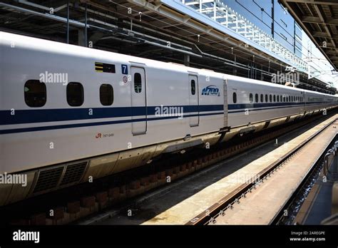 N700 series Japanese Shinkansen high-speed train, Japan Stock Photo - Alamy