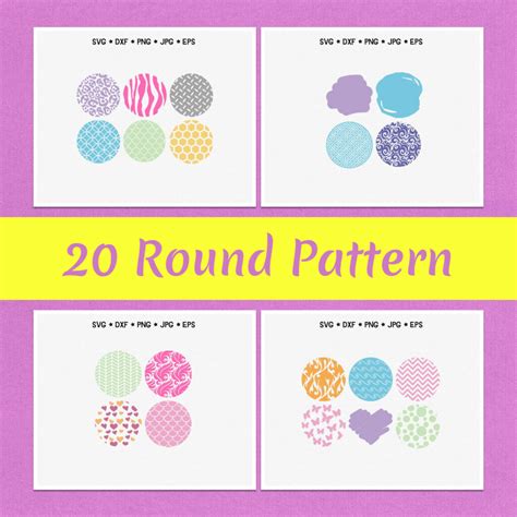 Round Pattern SVG – MasterBundles