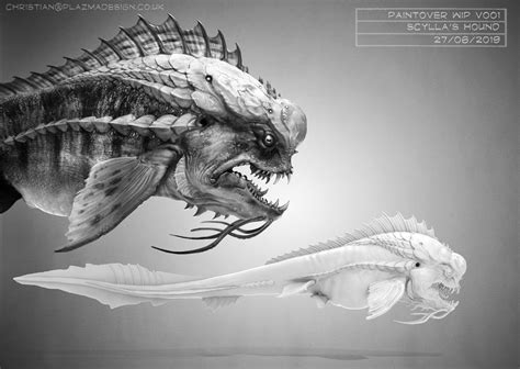 ArtStation - Monster Fish Wip