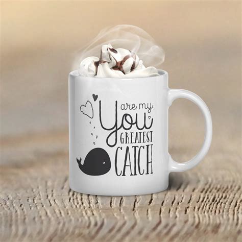 Valentines Day Mug Whale Coffee Mug Cute Coffee Mug Quote