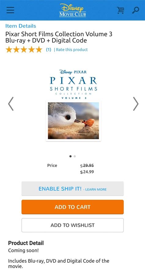 'Pixar Short Films Collection: Volume 3' Coming November 13 to Blu-ray ...