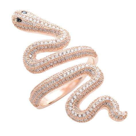 Pin by Cat Chen on Jewelry | Snake ring, Gold snake, Pink gold jewelry