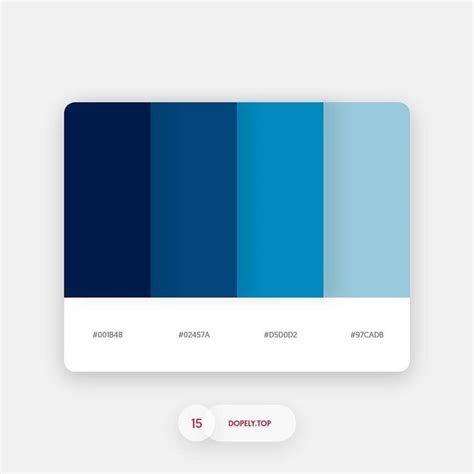 Dopely Colors #15: Blue Color Palette