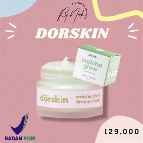 [READY] DORSKIN MATCHA GLOW DREAM MASK SKINTIFIC MOISTURIZER CERAMIDE ...