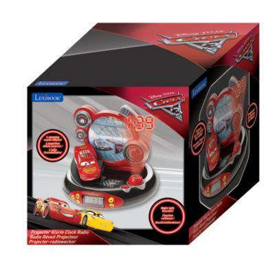 Disney Pixar Cars 3 Alarm Clock Radio Projector