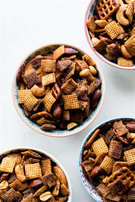 Sweet & Spicy Honey Chex Mix - Sally's Baking Addiction