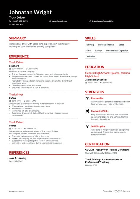 💌 How to make a truck driver resume. How To Write A Resume For Truck Drivers (With Examples ...