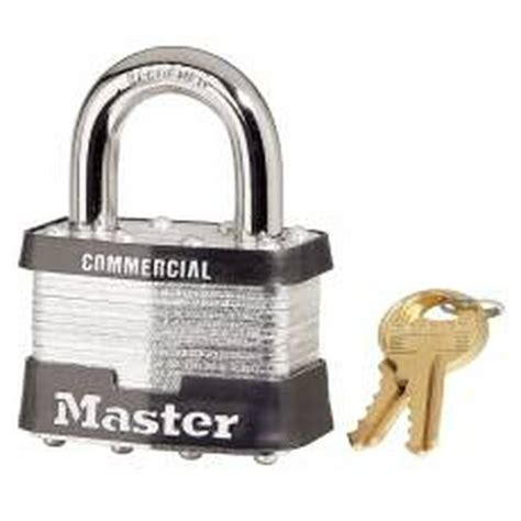 Master Lock #5 2 In. Laminated Steel Padlock, Keyed Alike With Keyway A389 - Walmart.com ...