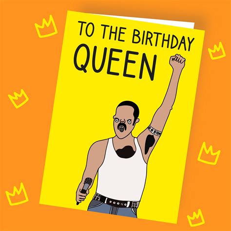 Freddie Mercury Greetings Card Sorry & Miscellaneous Greeting Cards Cards & Card Stock