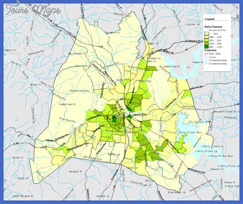 Nashville-Davidson Metro Map - ToursMaps.com