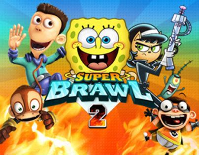 Nick.com: Super Brawl 2 / Characters Animation | Behance