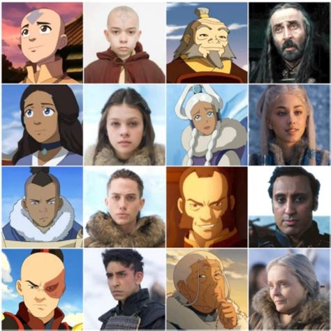 Avatar The Last Airbender Movie Characters