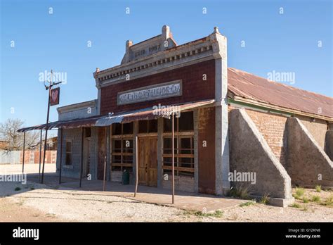 The old Johnson Grocery store in Valentine, Texas Stock Photo - Alamy