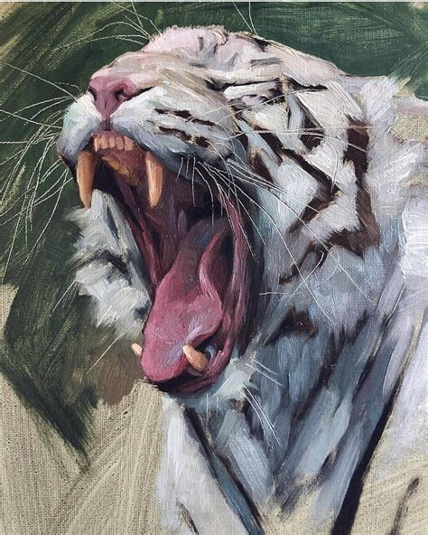 Oil paintings by Jennifer Gennari ! 🎨 . . . #arts_gate @modernbe_ 👈 | Tiger art, Animal ...