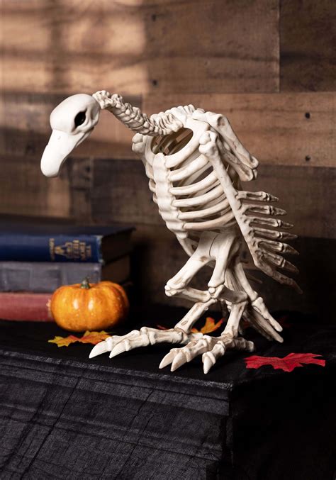 Skeleton Vulture Halloween Decoration | Animal Skeleton Props - $29.99