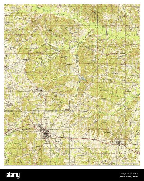 Arcadia, Louisiana, map 1951, 1:62500, United States of America by ...