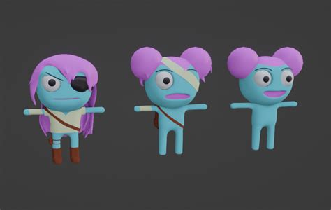 made 3d model of the pibby variants : r/Pibby