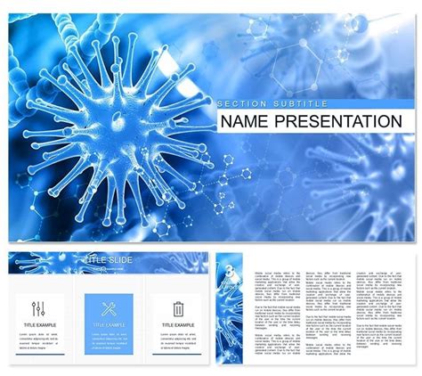 Virus Infections PowerPoint template