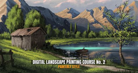 Concept Art and Photoshop Brushes - New Digital Painting Course out! - LANDSCAPE in a PAINTERLY ...