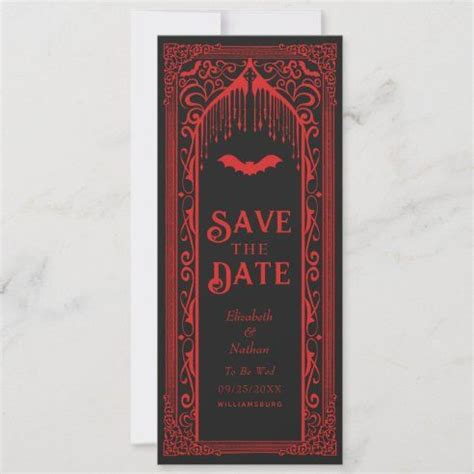 Vampire Invitations & Invitation Templates | Zazzle | Invitations, Gothic invitation, Halloween ...