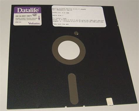 5.25 inch floppy disc. This held our computer data back in the day ...