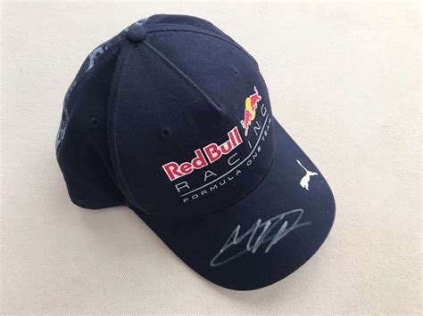 Max Verstappen Signed Memorabilia - Hand Signed Red Bull Racing Cap