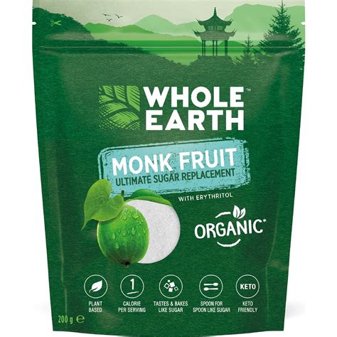 Whole Earth Monk Fruit Sweetener Granules 200g | Woolworths