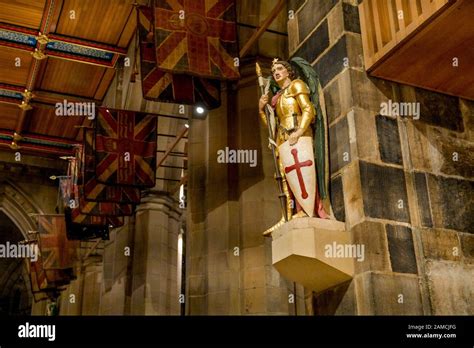 St Michael,, Archangel, Interior, Sheffield Cathedral, Sheffield, Yorkshire, England, UK Stock ...