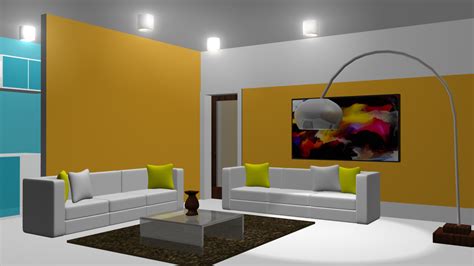 3D Maya Interior Design on Behance