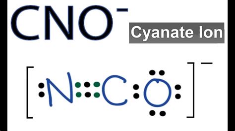 Cyanate Ion Lewis Structure