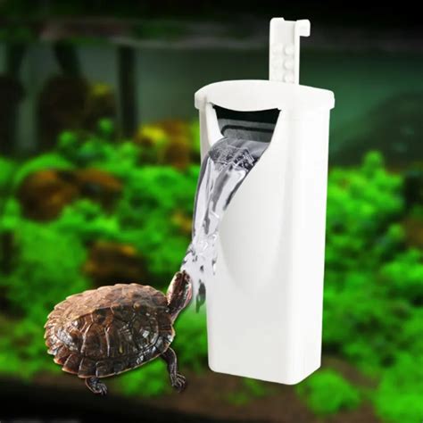 Ultra Low Water Level Filter Pump Turtle Tank Filter Aquarium Glass ...