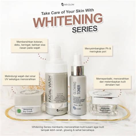 Jual Ms glow paket whitening series by cantik skincare msglow - Kota ...