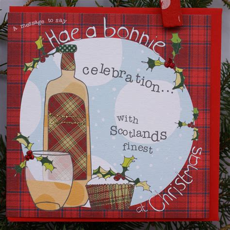 scottish christmas card by molly mae | notonthehighstreet.com