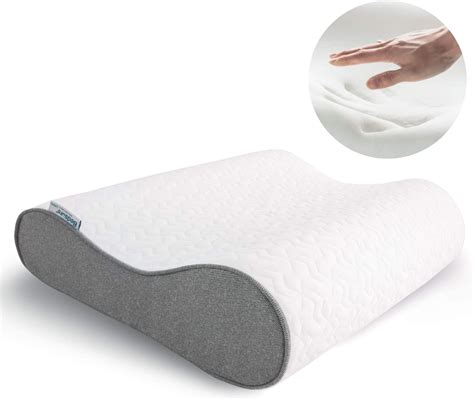 Best Cooling Memory Foam Cervical Neck Contour Pillow Made In The Usa ...