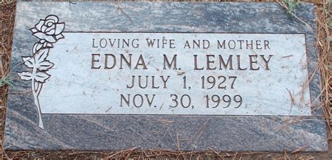 Edna M. Lemley (1927-1999) - Find a Grave Memorial