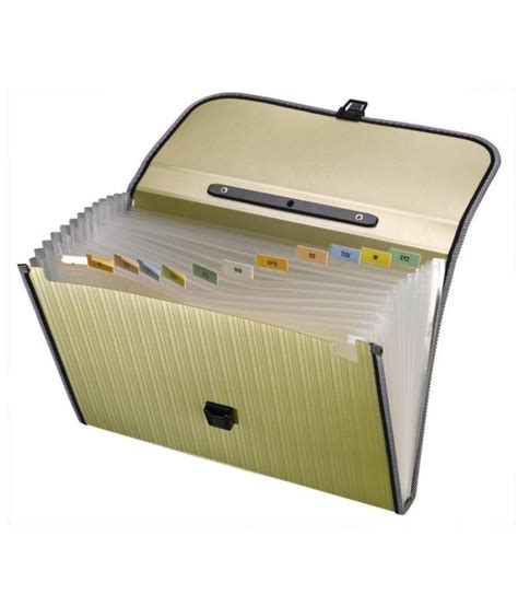 Trio MET12FHL Expanding File Handle & Lock - 13 Pockets: Buy Online at Best Price in India ...