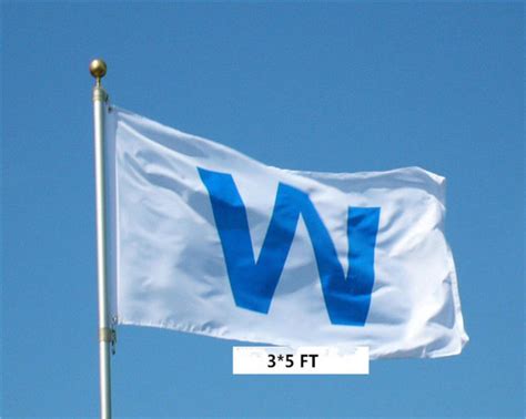 Chicago Cubs “W” MLB Banner Flag 3′ x 5′ Win Fan Baseball Team Decor ...