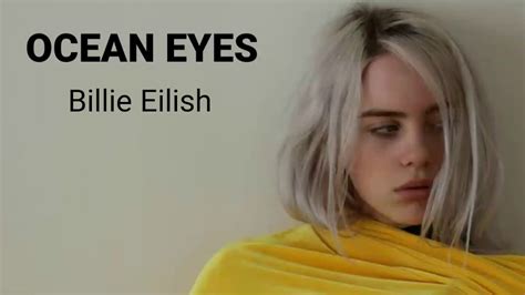 Billie Eilish Ocean Eyes Lyrics