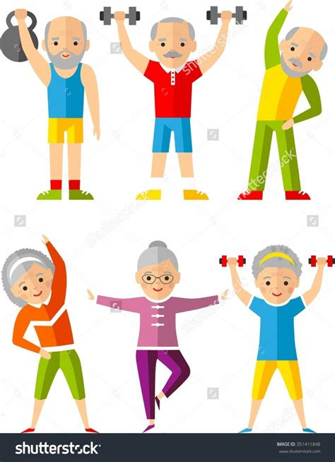 Download High Quality exercise clipart senior Transparent PNG Images ...