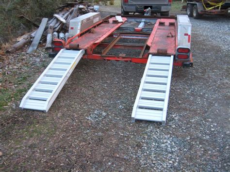 Aluminum Car Hauler Ramp Set - 60" x 14-1/2" - 6,000 lbs - Qty 2 ...